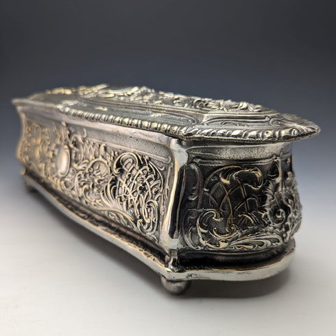 英國復古黃銅大號 Casquette 首飾盒配件盒